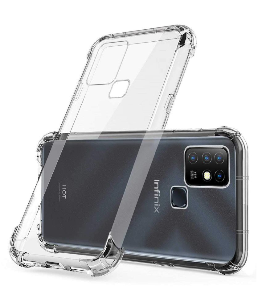    			Infinix Smart 4 Plus Bumper Cases Megha Star - Transparent Premium Transparent Case