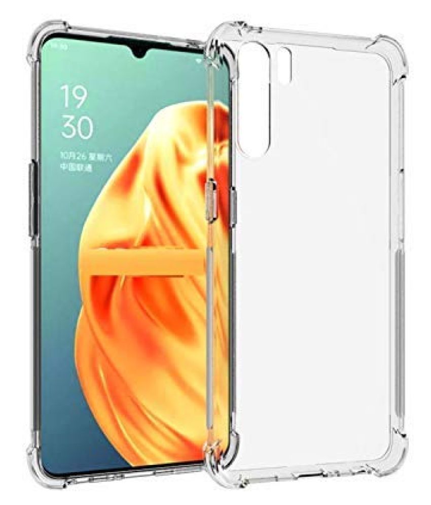     			Oppo F15 Bumper Cases Megha Star - Transparent Premium Transparent Case