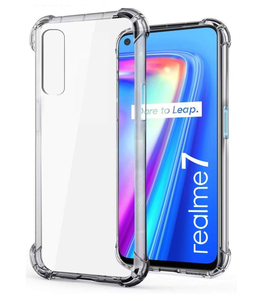     			Realme 7 Bumper Cases KOVADO - Transparent Premium Transparent Case