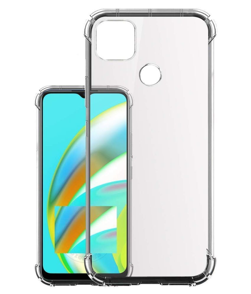     			Realme C12 Bumper Cases Megha Star - Transparent Premium Transparent Case