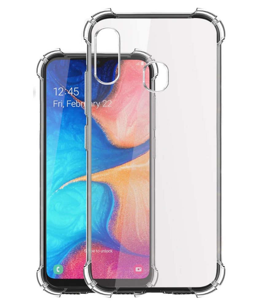     			Samsung Galaxy A20E Bumper Cases Megha Star - Transparent Premium Transparent Case