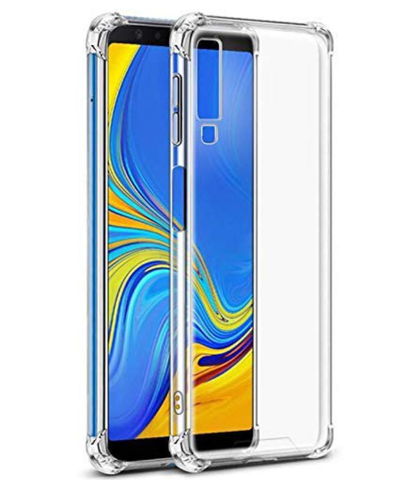     			Samsung Galaxy A7 2018 Bumper Cases Megha Star - Transparent Premium Transparent Case