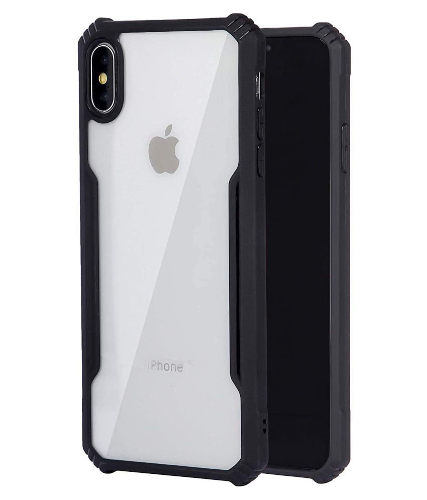     			Apple iphone XS Max Shock Proof Case Kosher Traders - Black AirEdge Protection