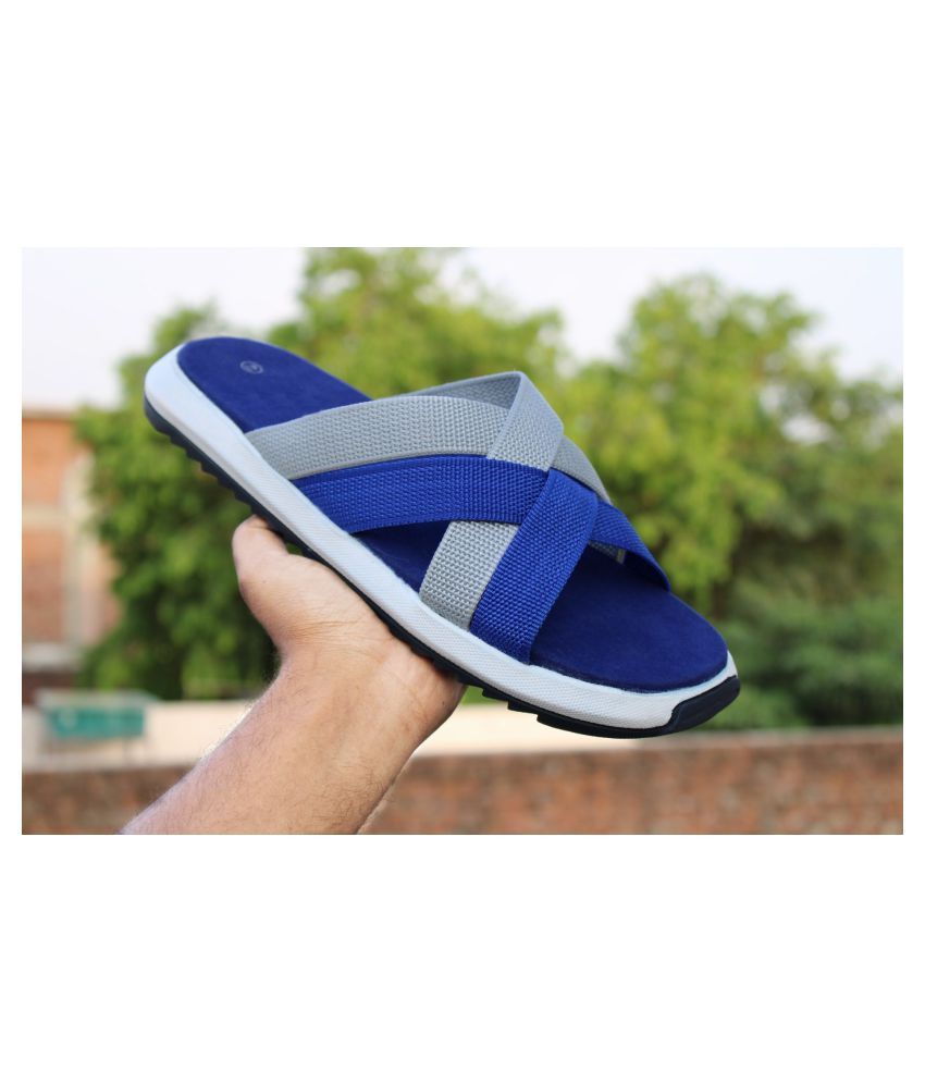 Buy Biggie Blue Flip Flops Online at 