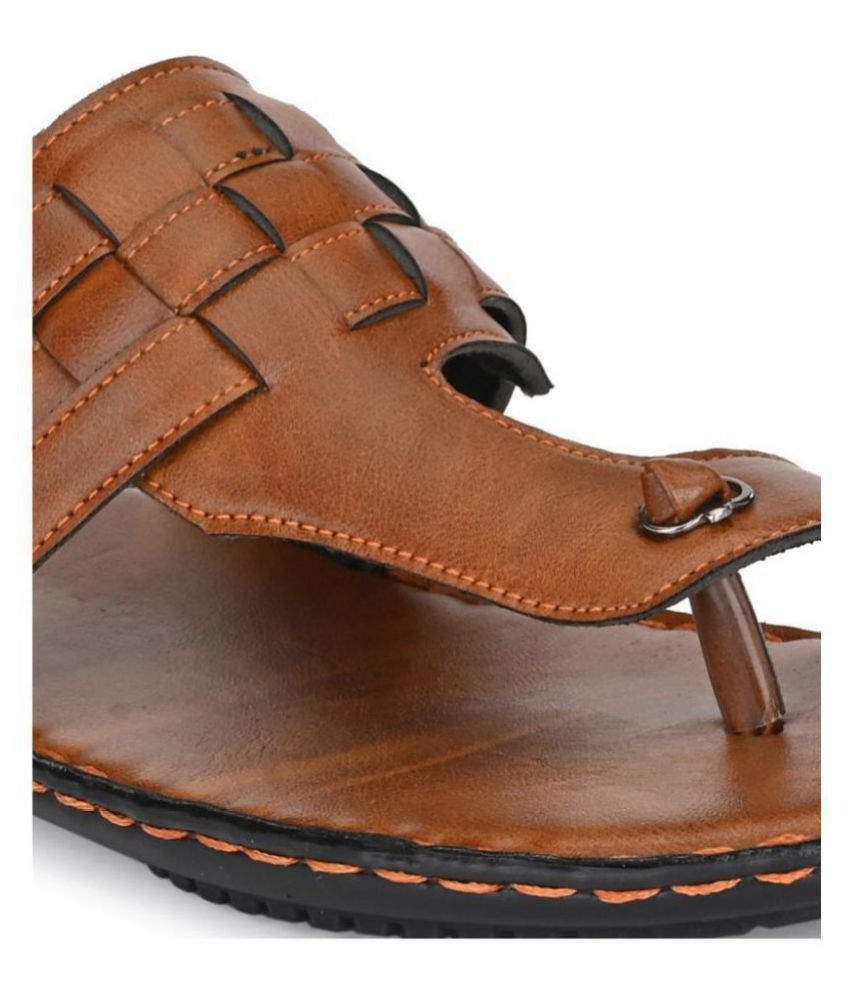 bucik tan leather slippers