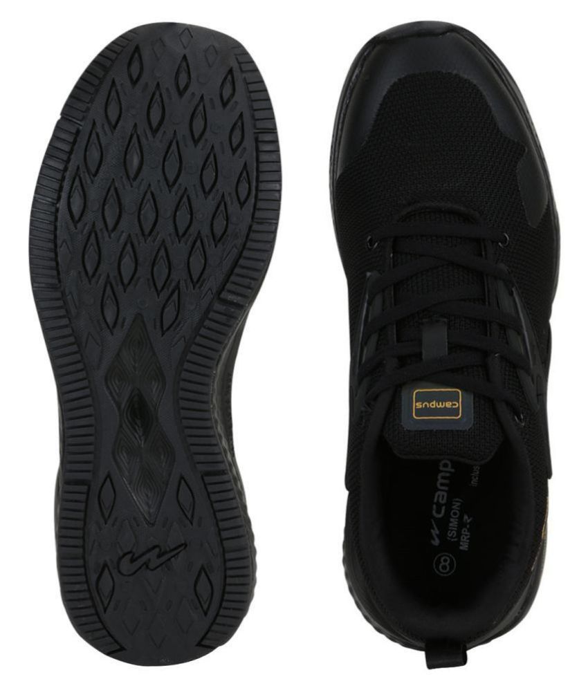 Campus SIMON Black Running Shoes - Buy Campus SIMON Black Running Shoes ...
