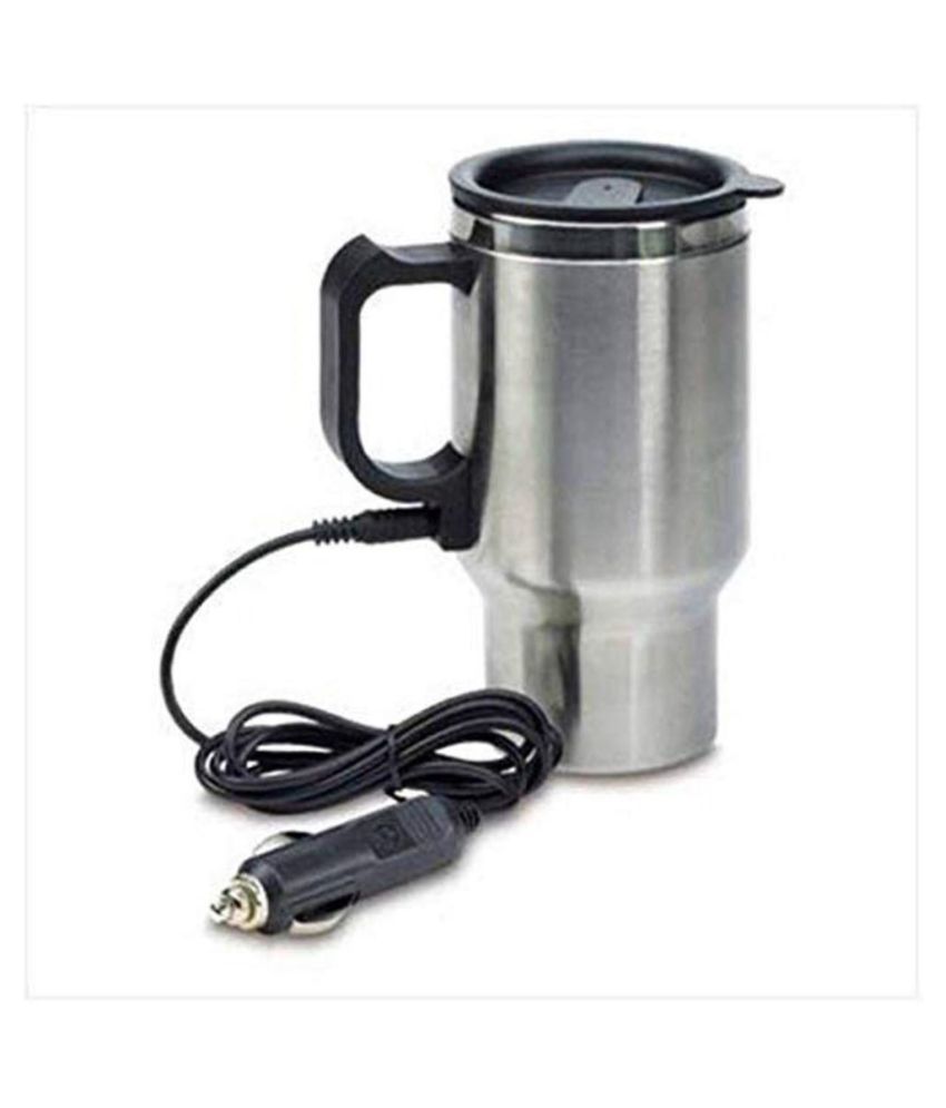 Car Travel Electric Mug Stainless Steel Leakproof Mug for Hot Coffee