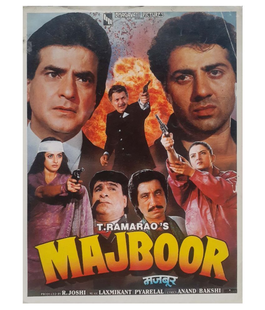     			Extremely Rare India Old Vintage Movie Booklet of Bollywood Movie "Majboor" Released on 6th Dec 1974