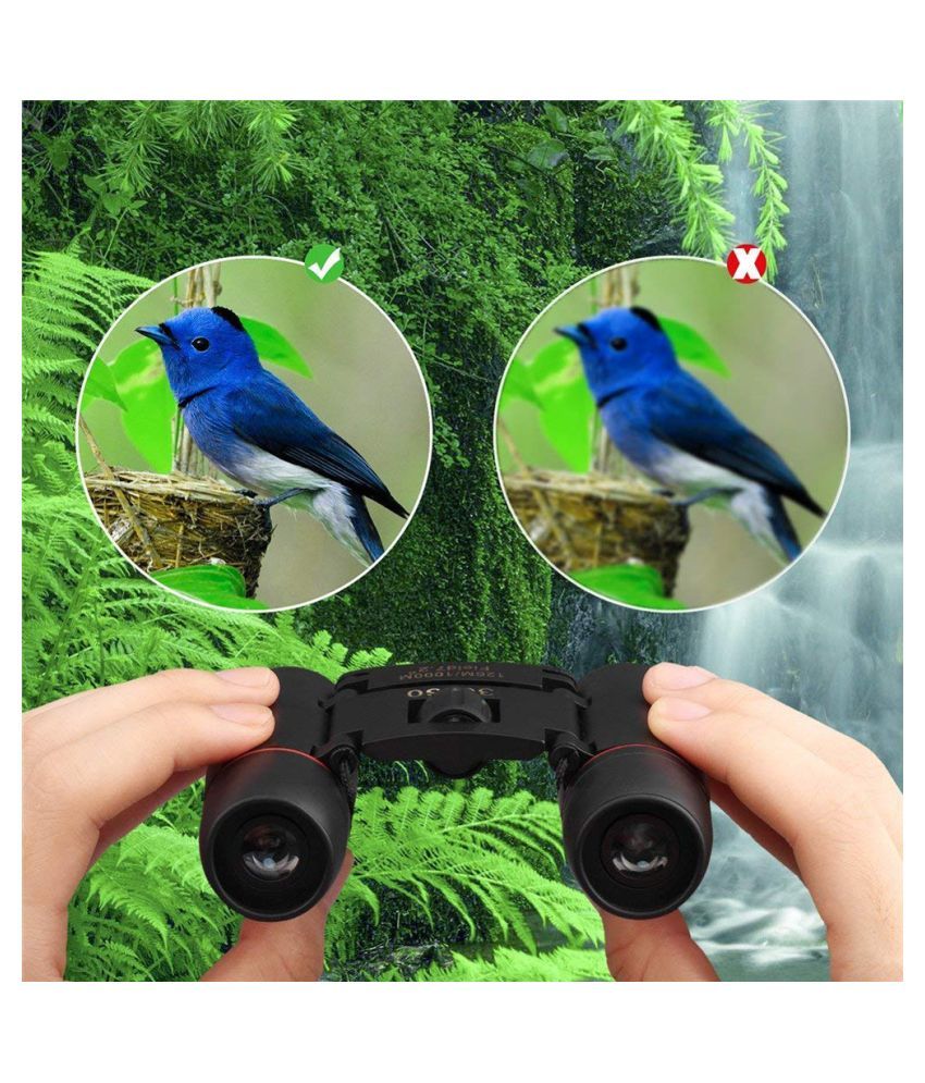     			SUKURA Day Night Zoomable Dual Focus Optical Folding 30X60 Mini Binoculars