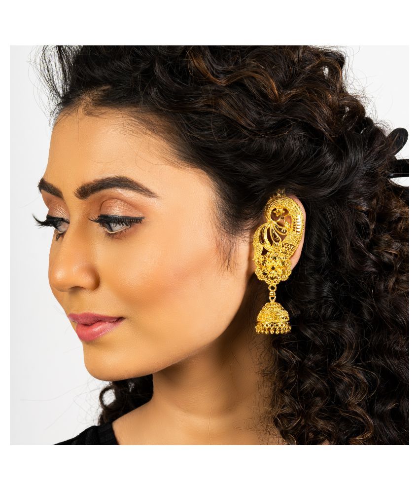 gold plated ear cuff