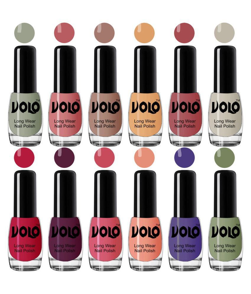     			VOLO Best Affordable FullYear Collection Nail Polish Combo 12 Pcs Multi Glossy 60 mL