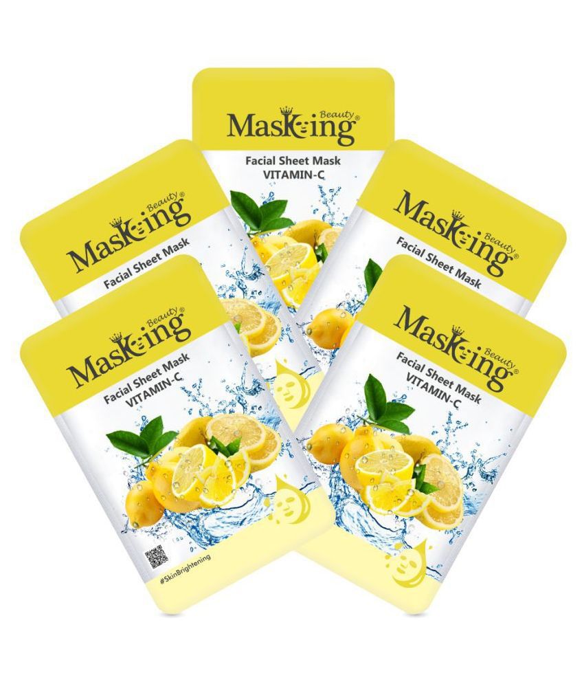     			Masking - Fairness Sheet Mask for All Skin Type (Pack of 5)