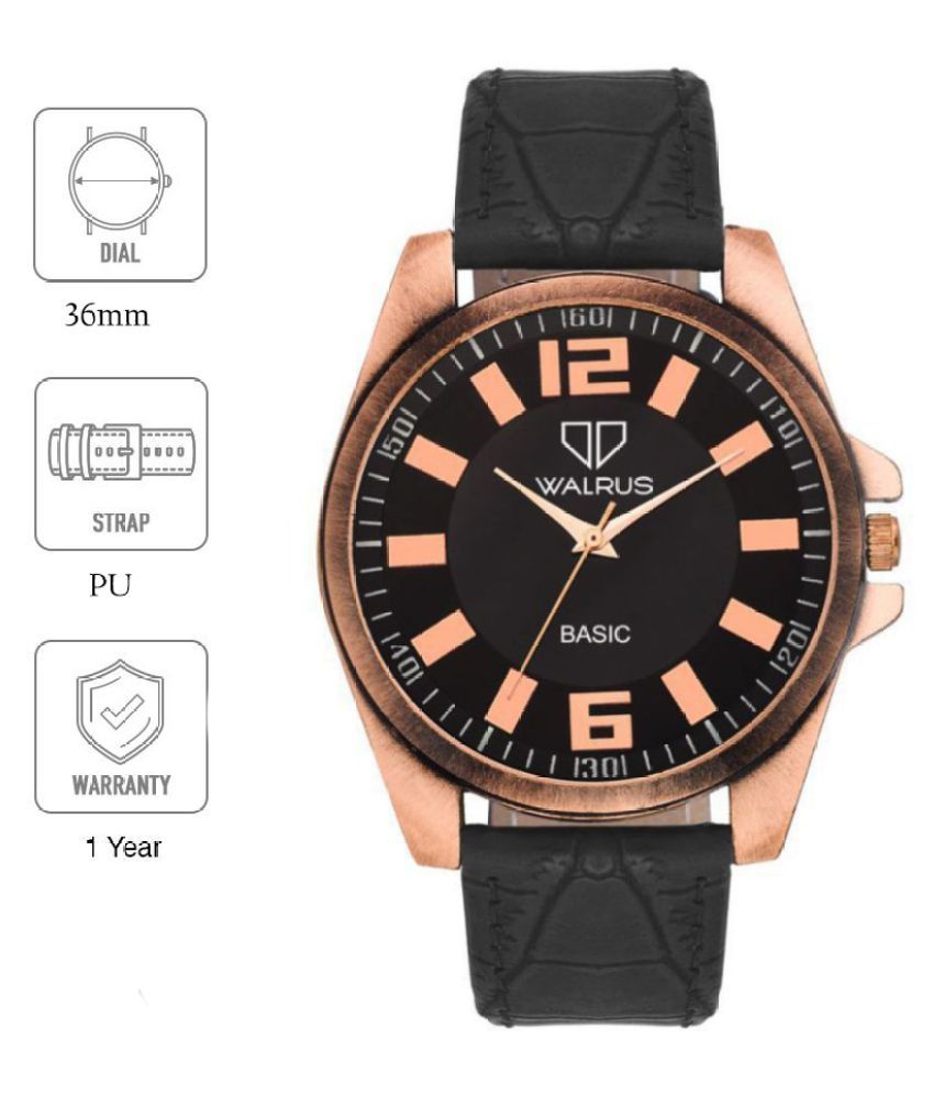     			Walrus Caden Leather Analog Men's Watch