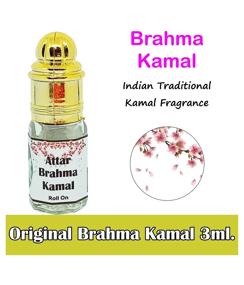 INDRA SUGANDH BHANDAR Blue Lotus Brahma Kamal Attar For Men Women 3ml Pack Of 1