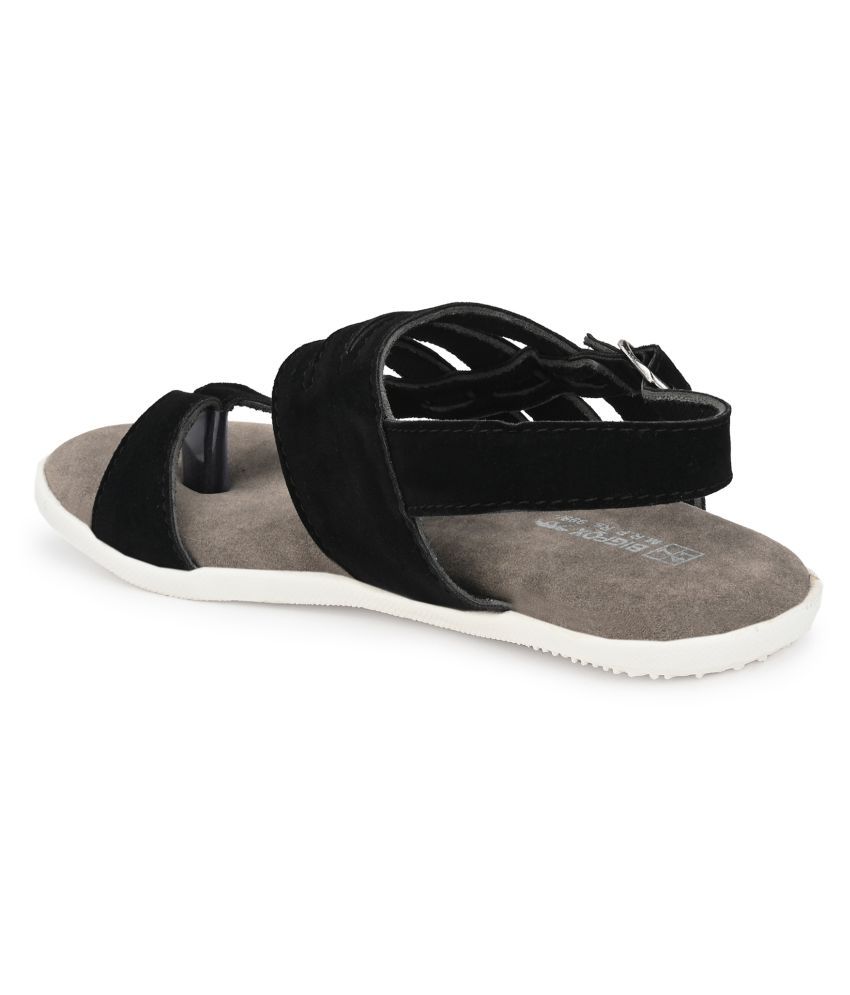 big fox suede leather sandals