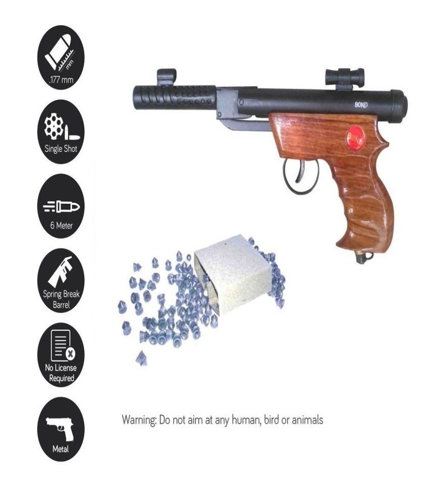 Bond Target Plus Air Gun for Target Practice with 100 Pallets Buy