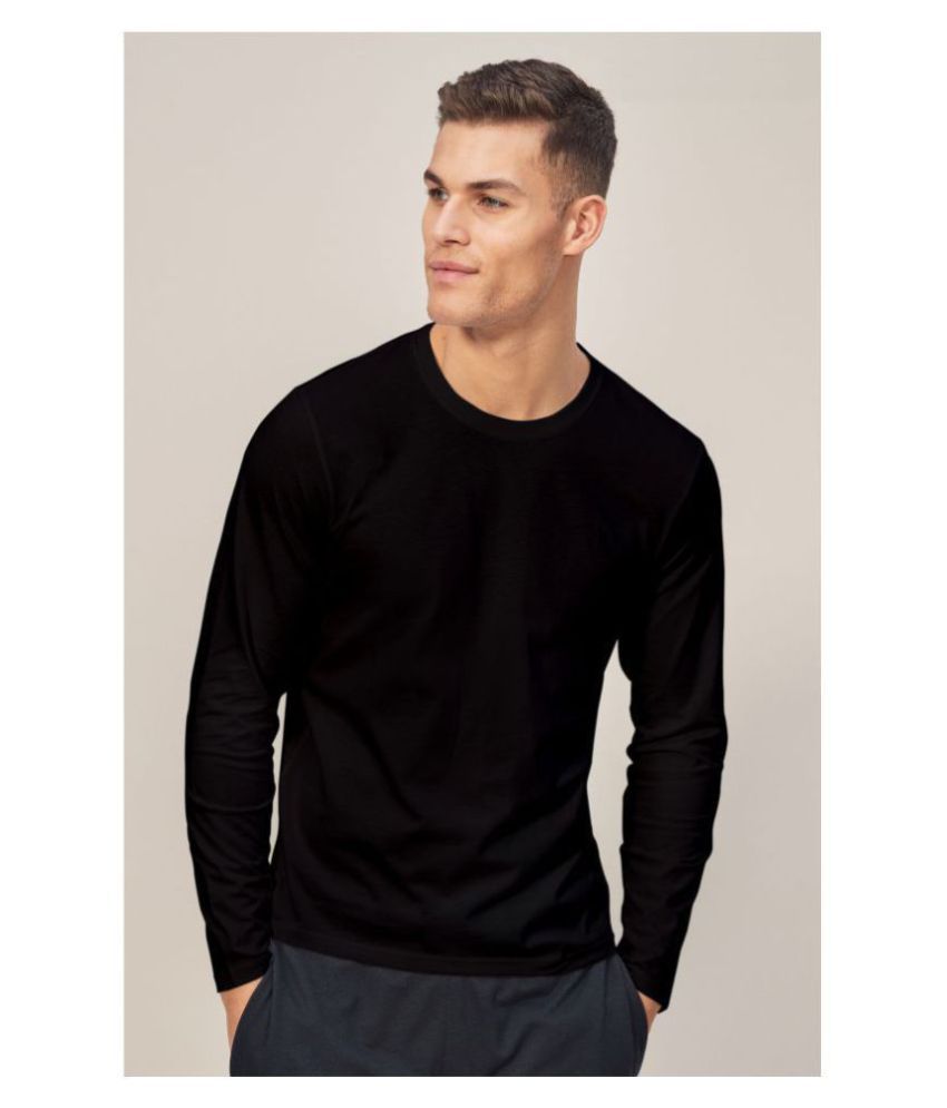     			ESPARTO - Black Cotton Regular Fit Men's T-Shirt ( Pack of 1 )