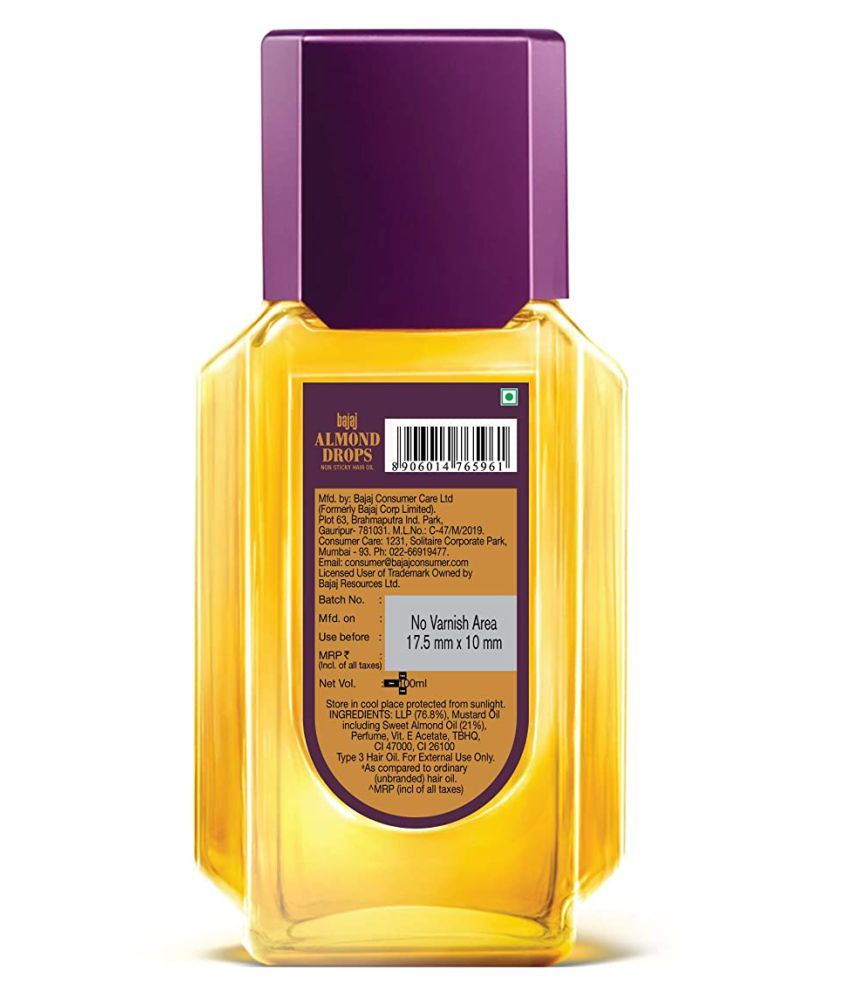 Bajaj Almond Drops Hair Oil 100 mL: Buy Bajaj Almond Drops Hair Oil 100 mL at Best Prices in India - Snapdeal Bajaj Almond Drops Hair Oil 100 mL: Buy Bajaj Almond Drops Hair Oil 100 mL at Best Prices in India - Snapdeal