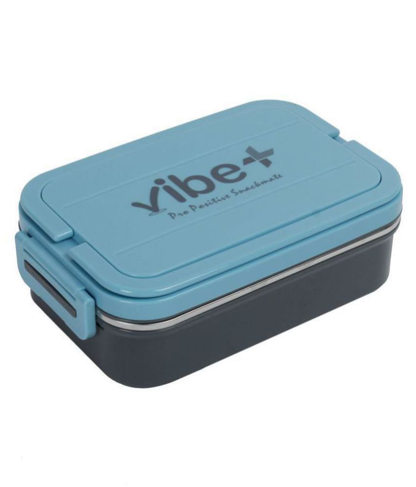 Vibe+ Blue Stainless Steel Lunch Box