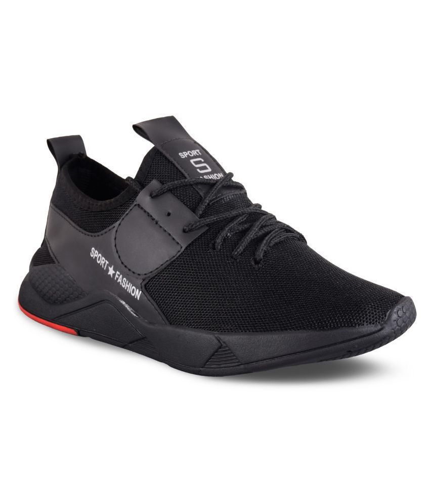     			SHUAN - Black Men's Sneakers