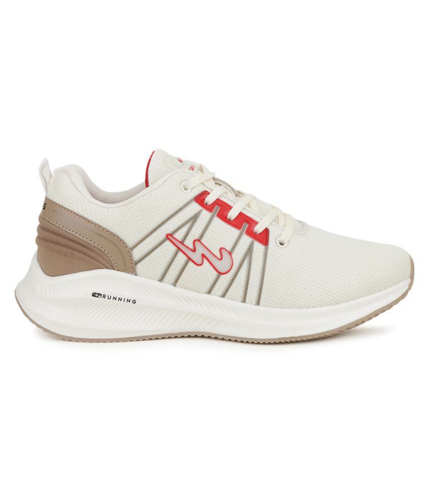 campus discovery beige running shoes