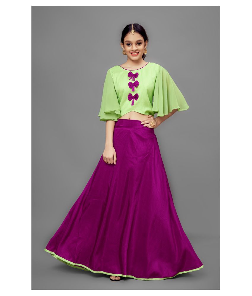     			Mirrow Trade Girl's Party Wear Lehenga Choli