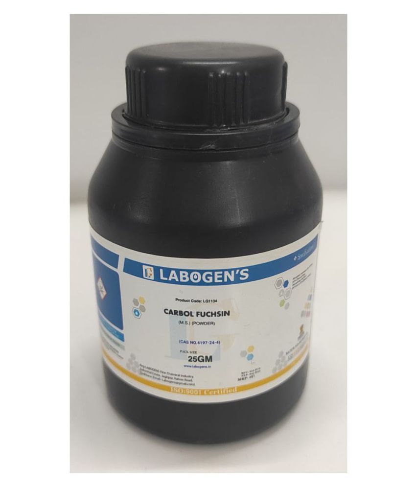     			LABOGENS CARBOL FUCHSIN (M.S.) (powder)   25GM