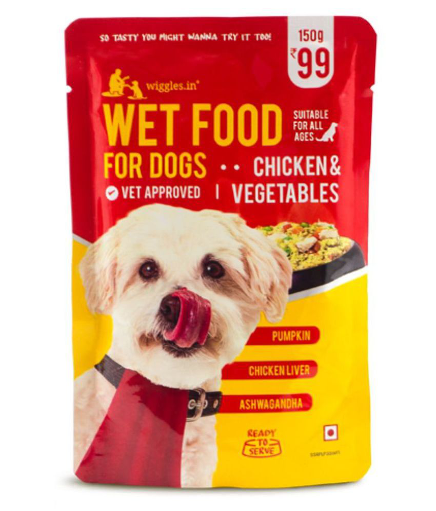     			Wiggles Wet Food Pack of 6 (150g x 6) - Dogs and Puppies