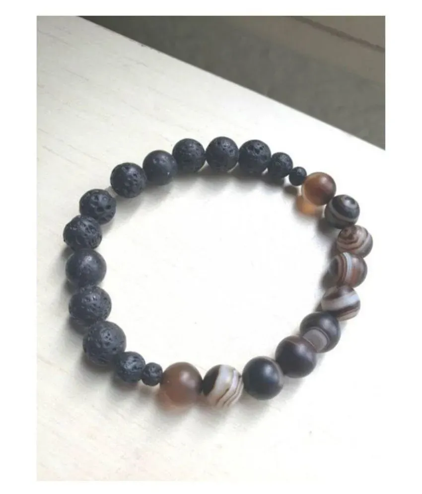 Black Lava Stone Diffuser Bracelet  Bramble  Bee