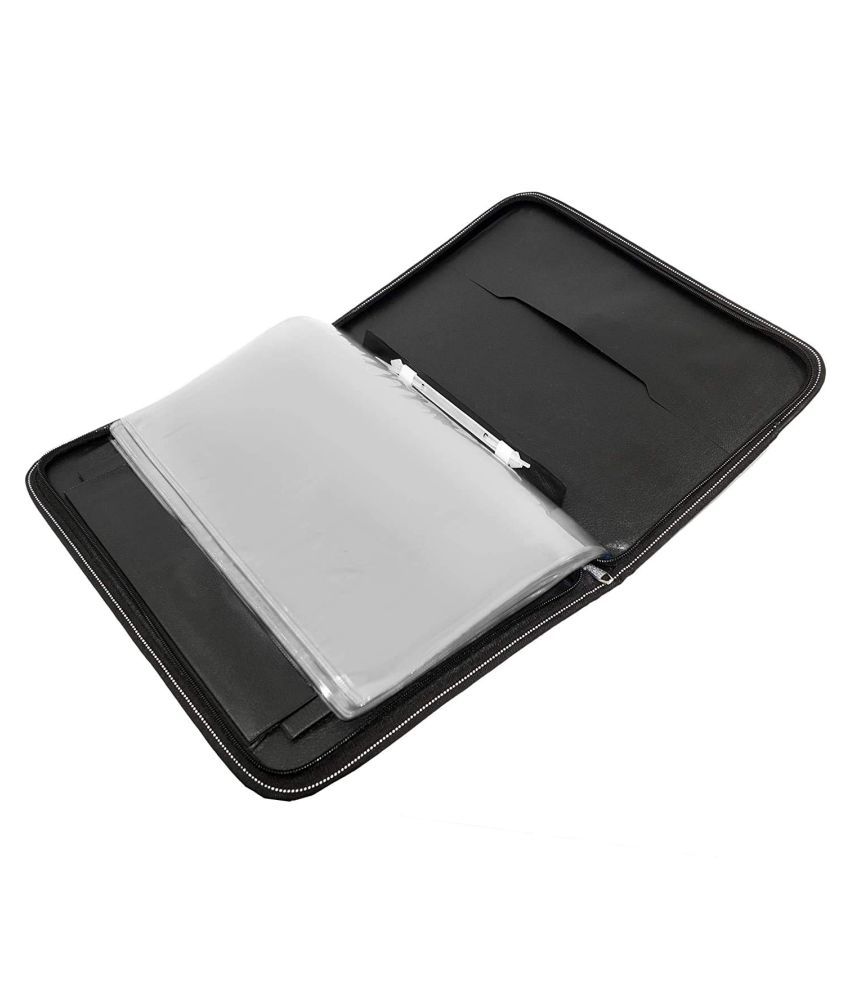JDents Leather Multipurpose 18 File Sleeve to Store A4 Professional