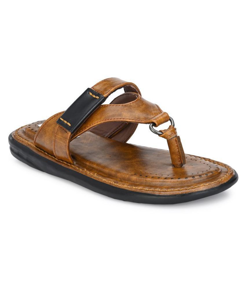 bucik tan leather slippers