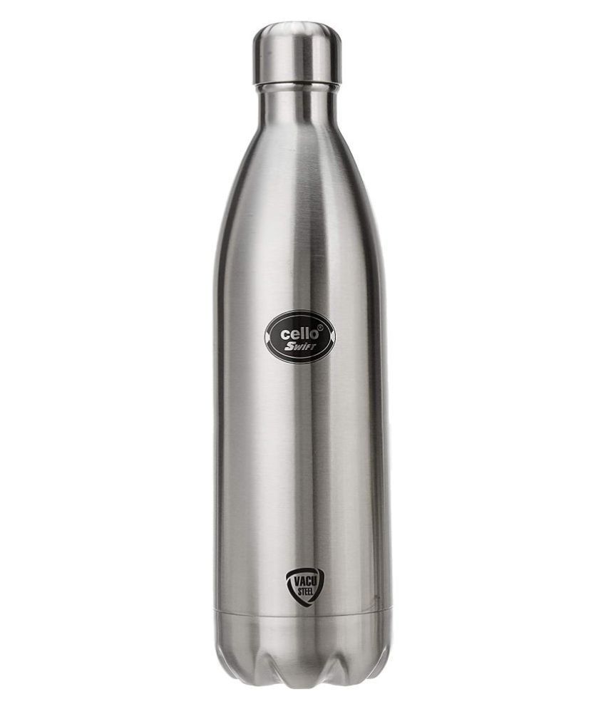 Cello SS Swift 1000 Silver 1000 mL Stainless Steel Water Bottle set of ...