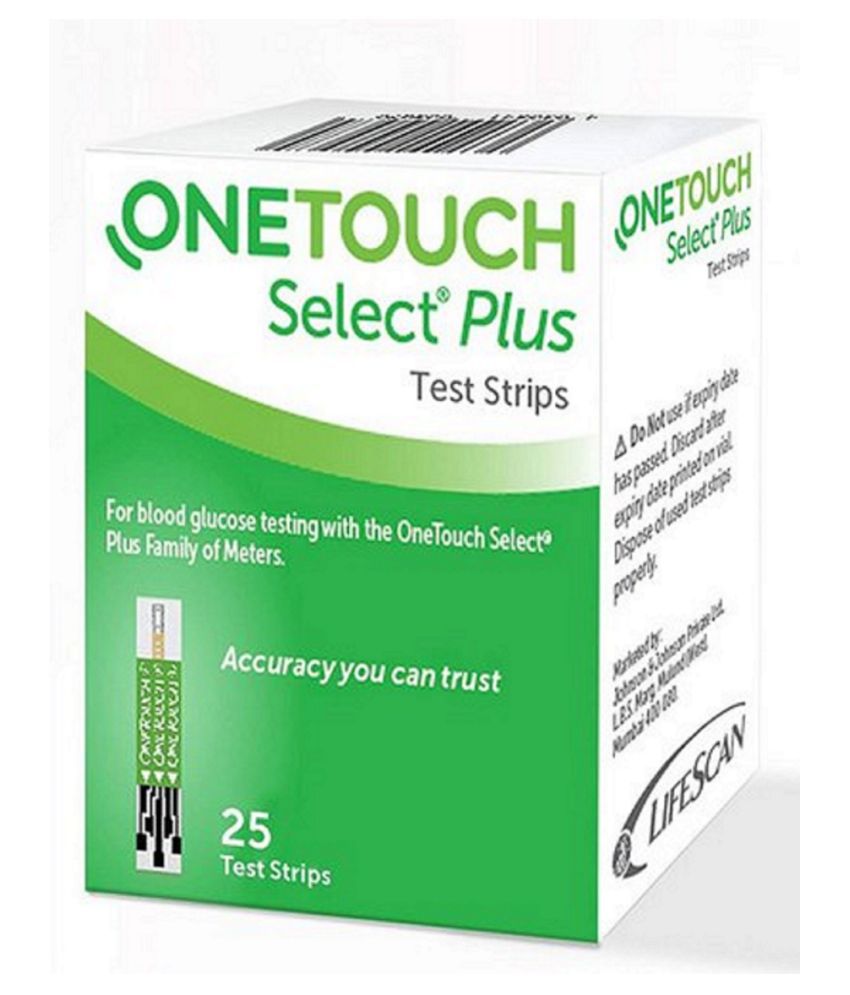 OneTouch Select Plus Test Strip 25s Pack ( Strips Expiry: July 2024)
