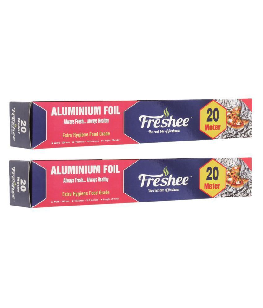     			Freshee 20m Aluminium Foil Paper Pack of 2