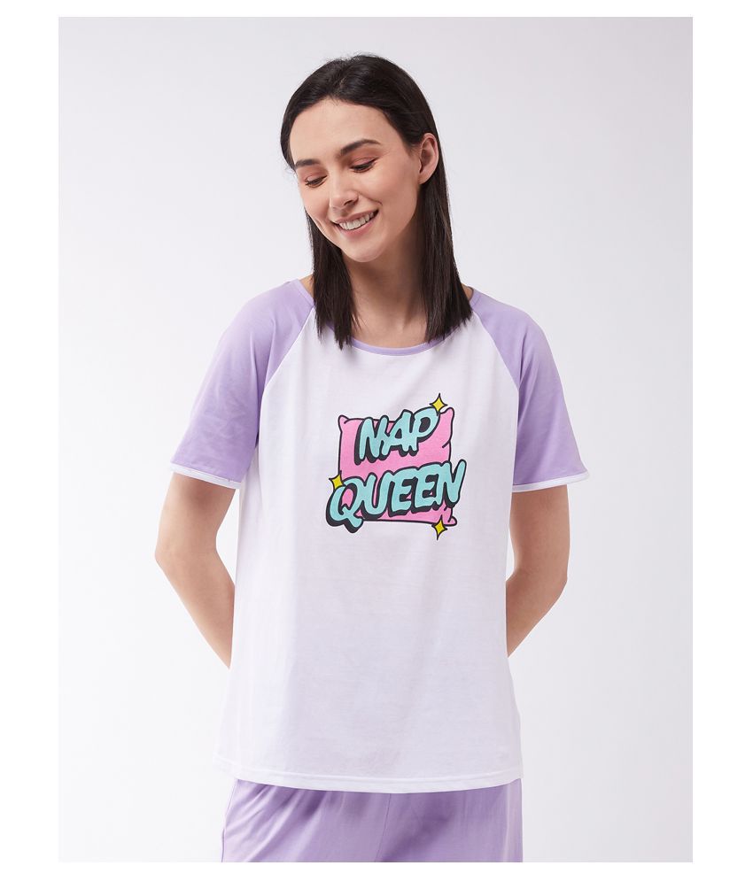     			Miss Chase Cotton Night T-Shirt - Multi Color