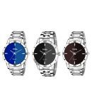 HMTe - Silver Stainless Steel Analog Men's Watch