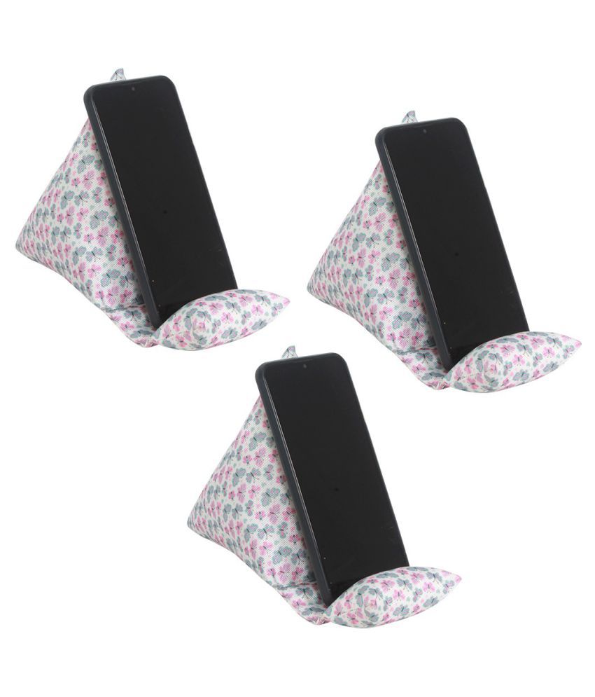     			Fabric Phone Stands,Phone Pillow Holder for iPhone X iPhone 8,Phone Sofa Bean Bag Cushion,(Set of 3),Butterfly