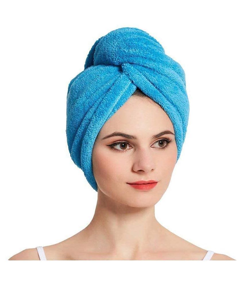 Super Gravy Cotton Quick Turban Hair Drying Absorbent Microfiber Towel