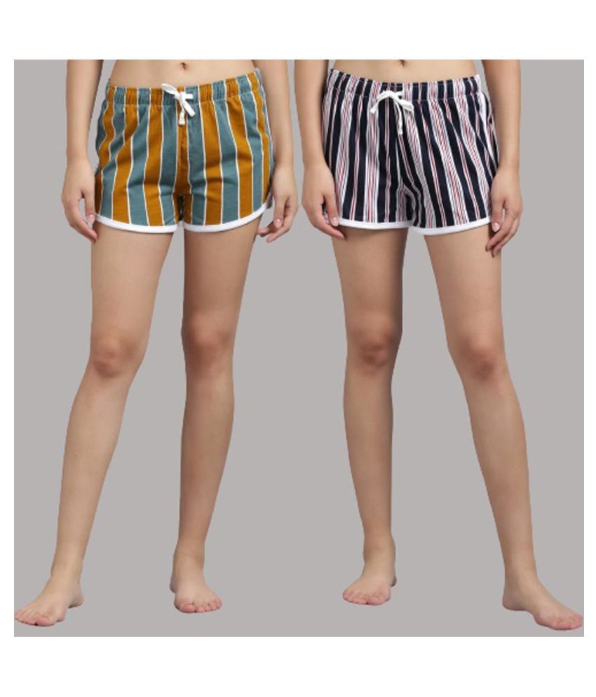     			kotty Cotton Hot Pants - Yellow