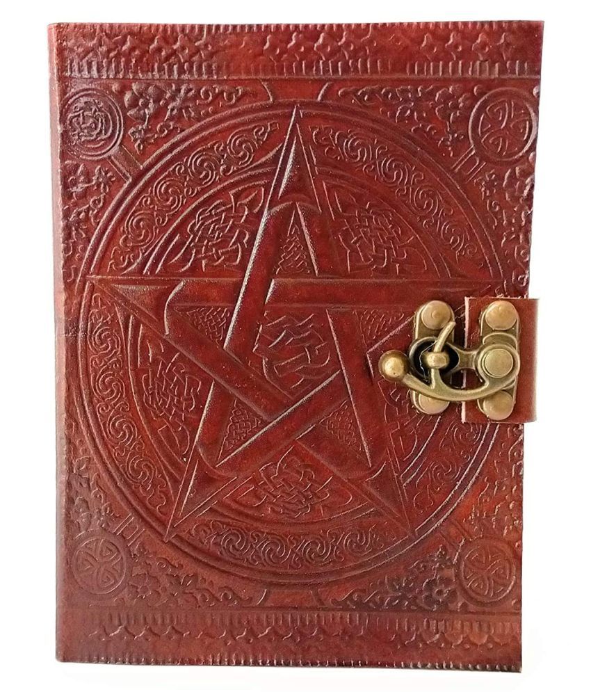 Swastik Leather Journal Diary 6inch Diary Pentagram Celtic Star ...