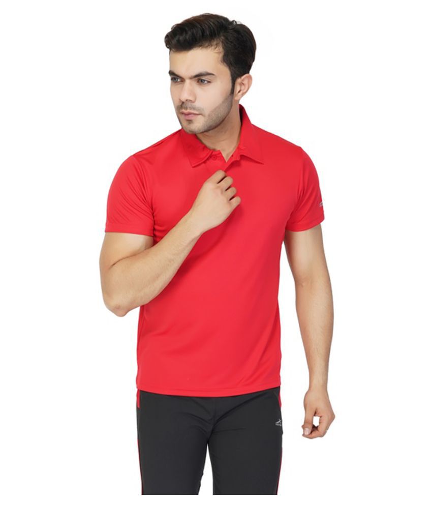 Vector X Red Polyester Polo T-Shirt Single Pack