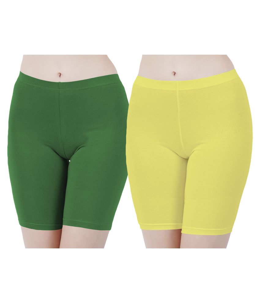     			Buy That Trendz Cotton Hot Pants - Green