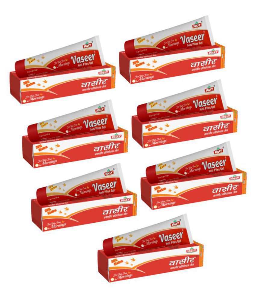     			Jolly pack of 7 Anti-Piles Vaseer Gel 7 gm Pack Of 7