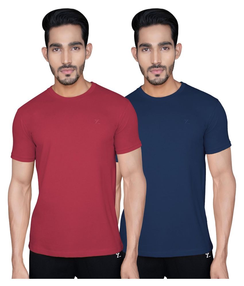     			XYXX Pack of 2 Cotton Regular Fit Men's T-Shirt ( Multicolor )