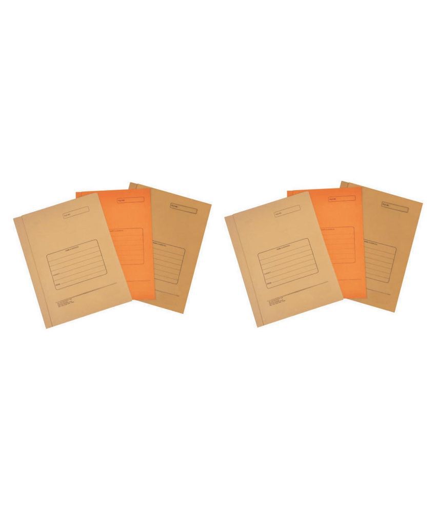 Joy Box Cobra Spring Files Folders For Office, Schools, Colleges & Home Documents Of A4 Size (Pack of 06 Files)