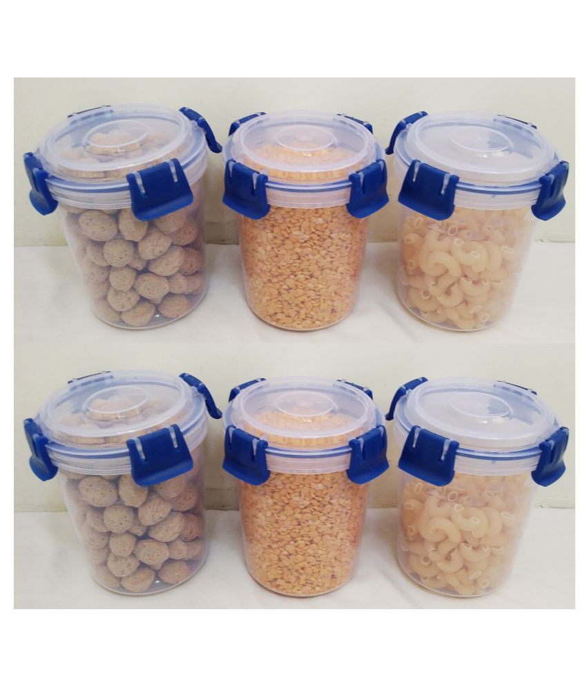 Zamkhudi Na Plastic Food Container Set Of 6 1000 Ml Buy Online At Best Price In India Snapdeal