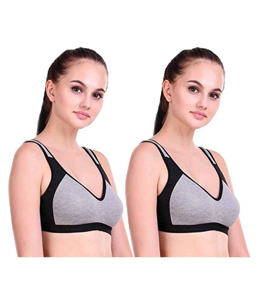     			ComfyStyle Cotton Lycra T-Shirt Bra - Black