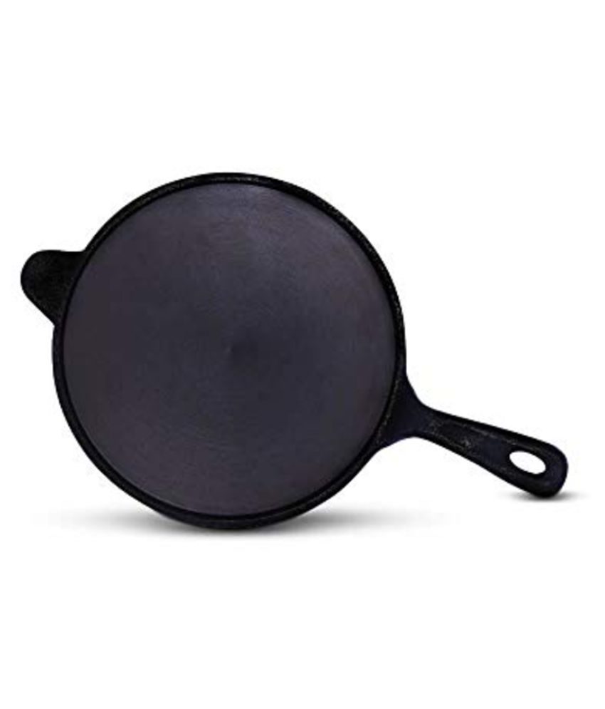     			The Indus Valley Super smooth Cast Iron Tawa with Long Handle Tawa