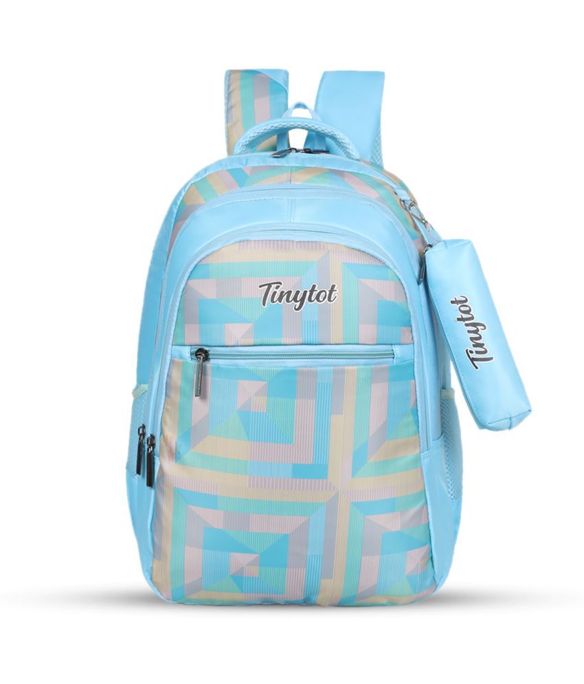     			Tinytot 30 Ltrs Multi Colour School Bag for Boys & Girls