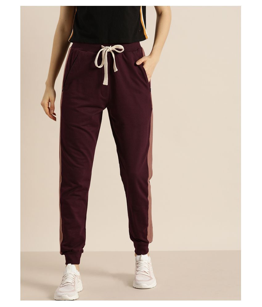     			Dillinger Maroon Cotton Joggers